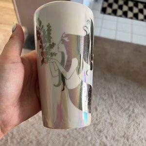 Starbucks Iridescent Mug with Artistic Design